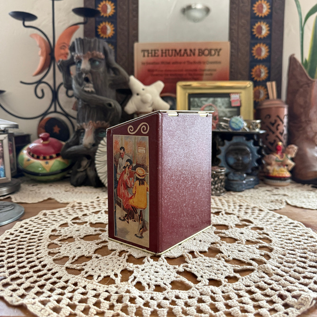 unique vintage whimsical storage collectable organizer