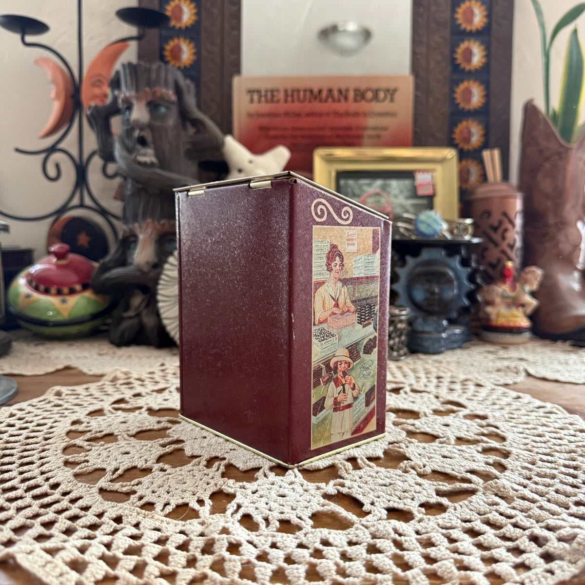unique vintage whimsical storage collectable organizer