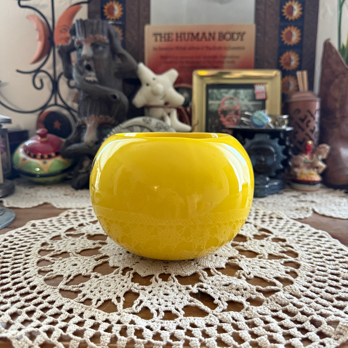 unique vintage whimsical catch all jar collectable