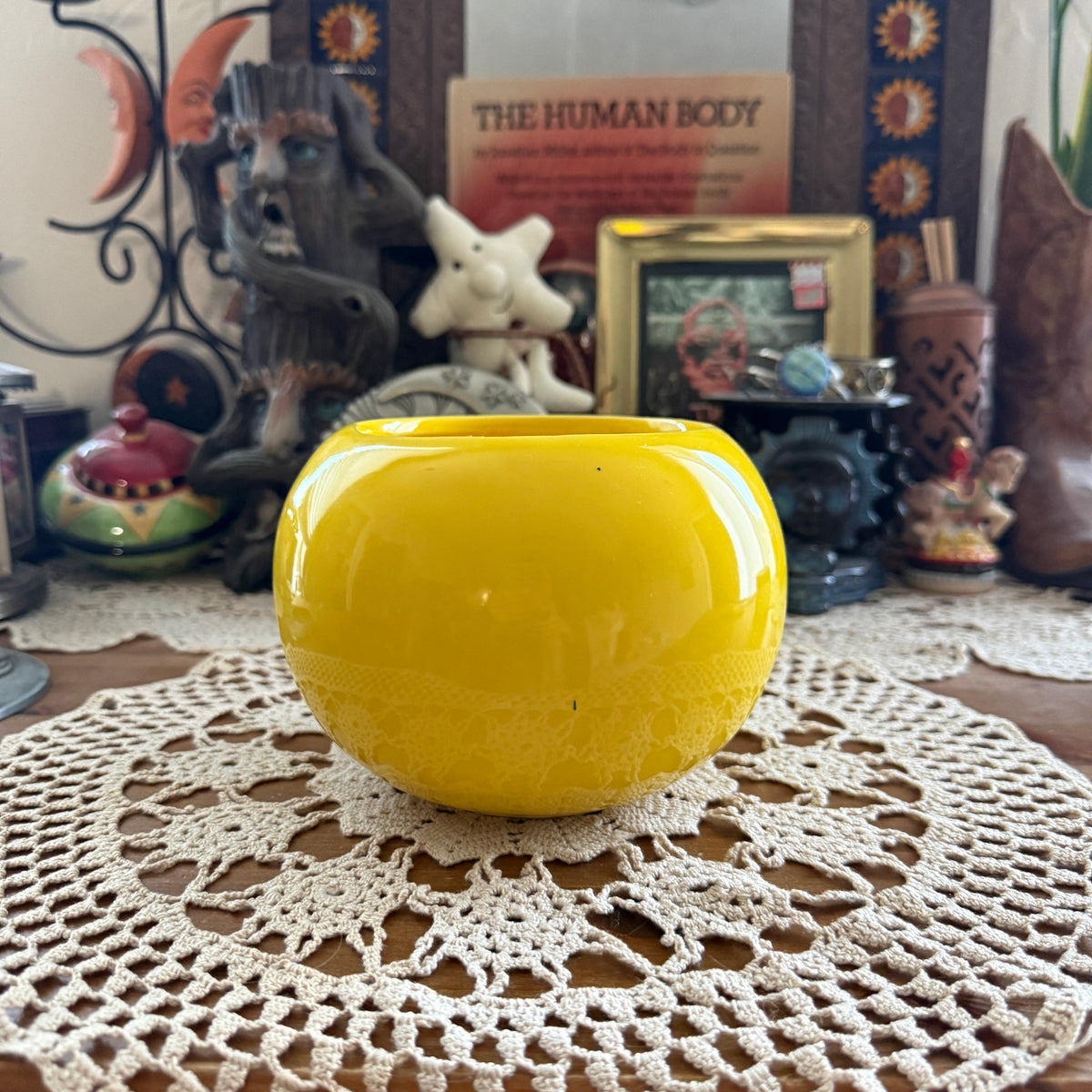 unique vintage whimsical catch all jar collectable
