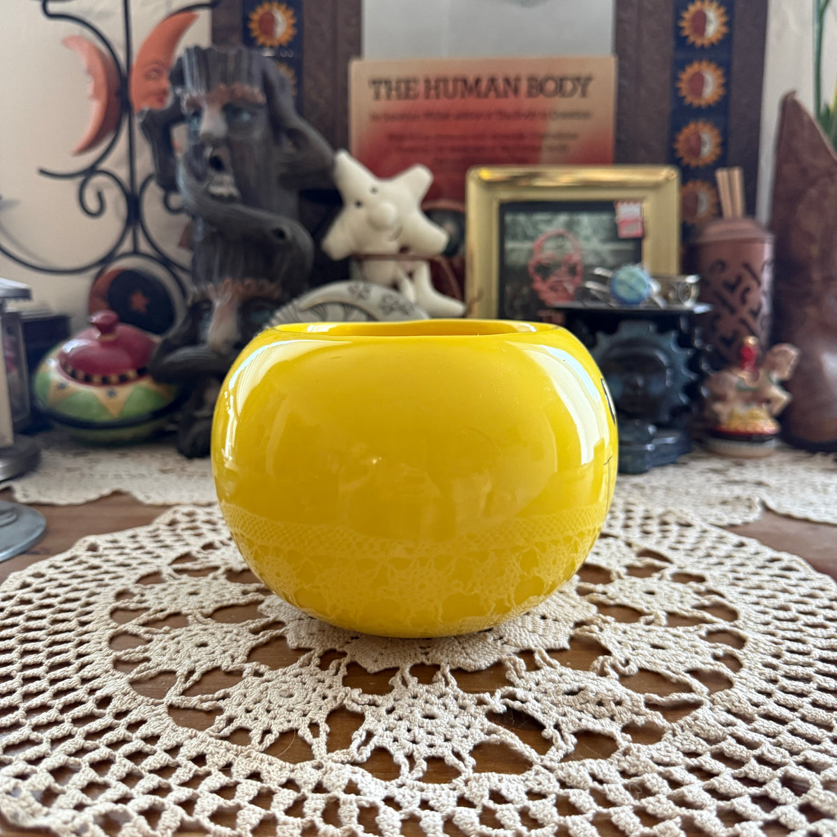 unique vintage whimsical catch all jar collectable