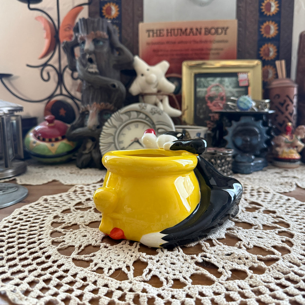 unique vintage whimsical catch all jar collectable