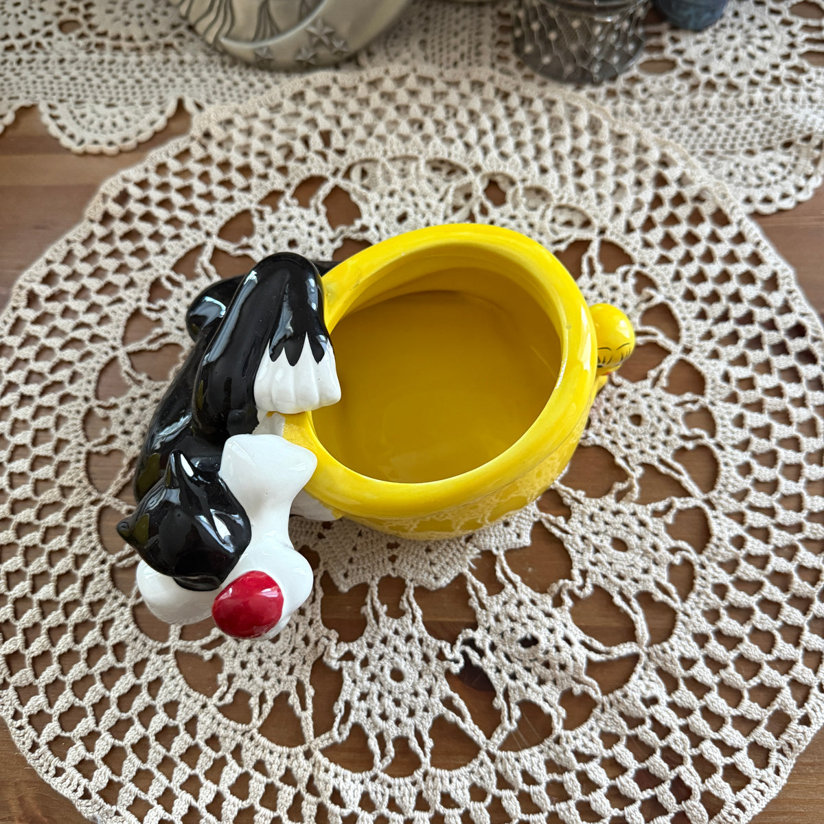 unique vintage whimsical catch all jar collectable