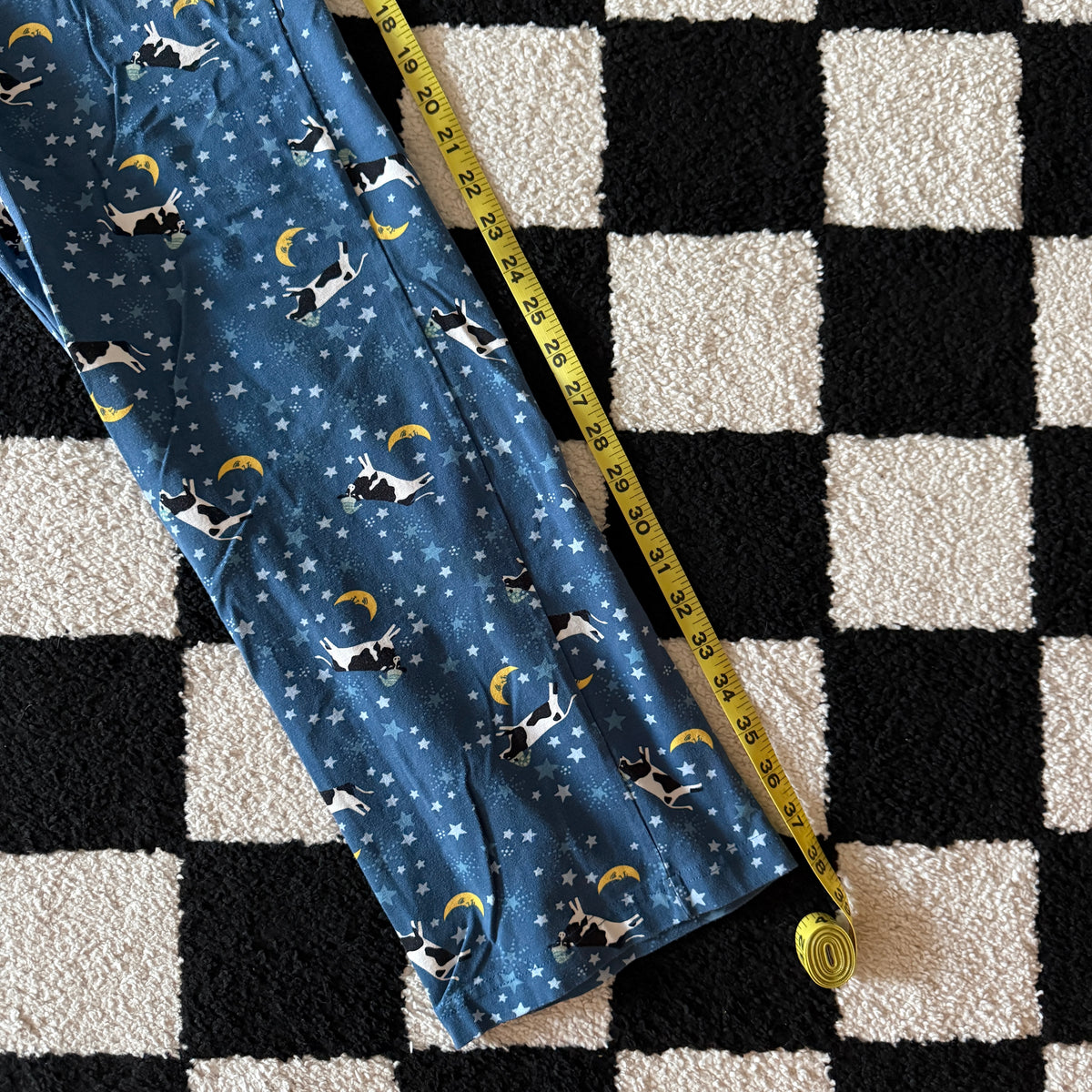 unique vintage whimsical celestial moon stars lounge pants