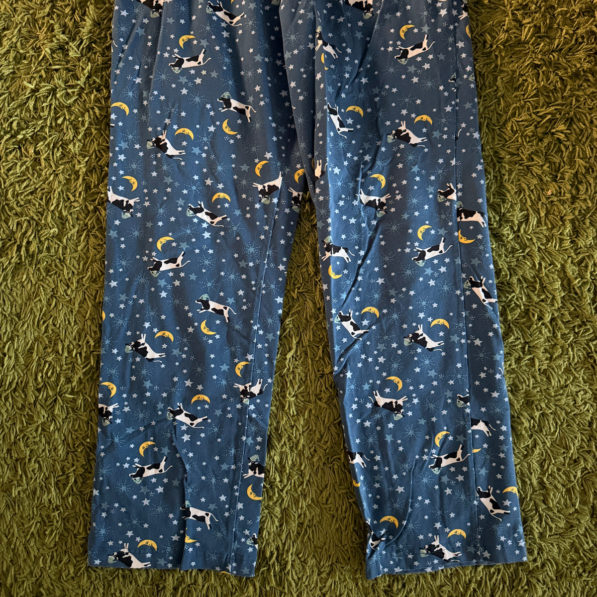 unique vintage whimsical celestial moon stars lounge pants