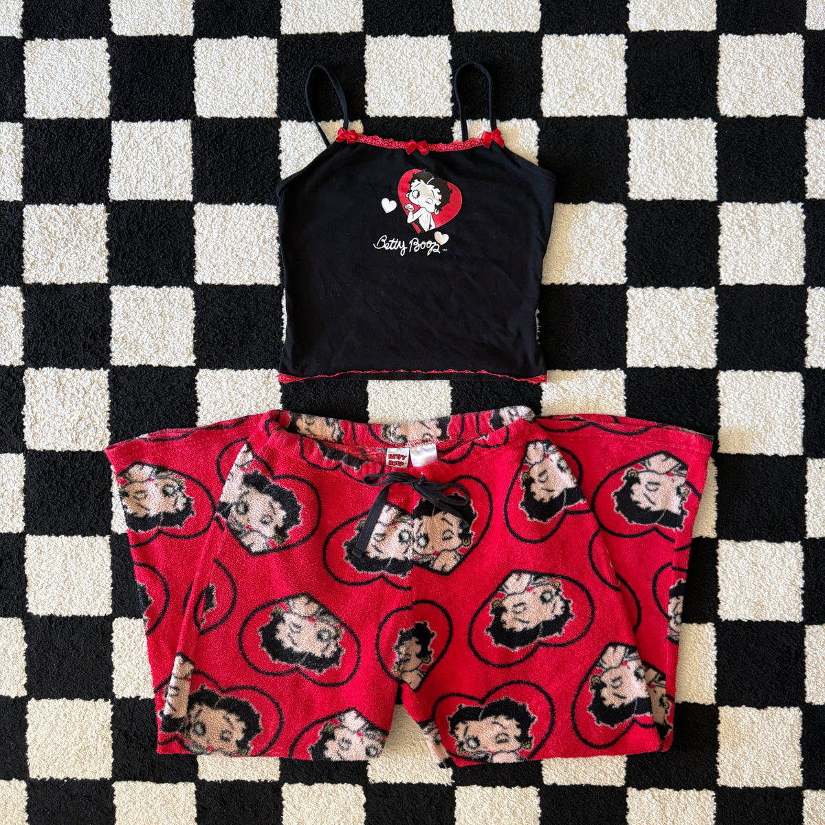 unique whimsical 90s y2k BETTY BOOP lounge set