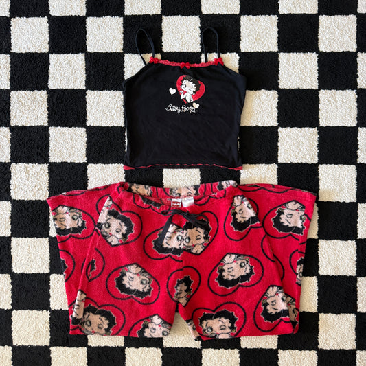 unique whimsical 90s y2k BETTY BOOP lounge set