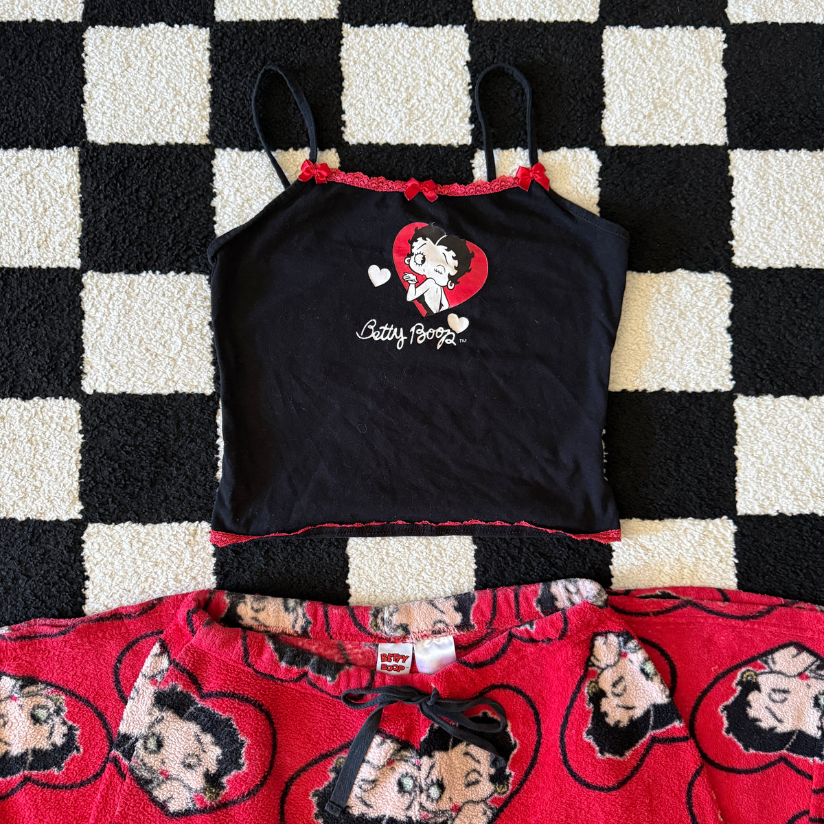 unique whimsical 90s y2k BETTY BOOP lounge set
