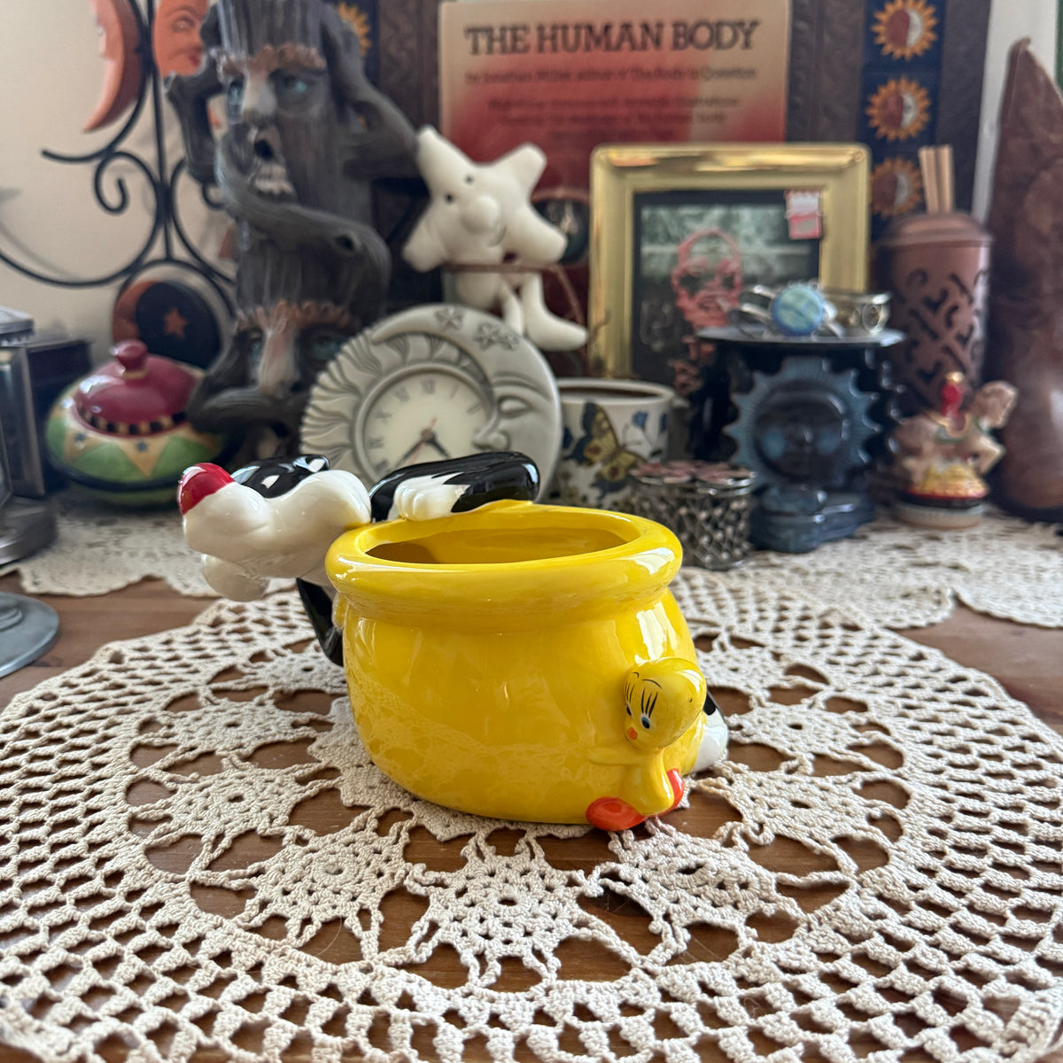 unique vintage whimsical catch all jar collectable