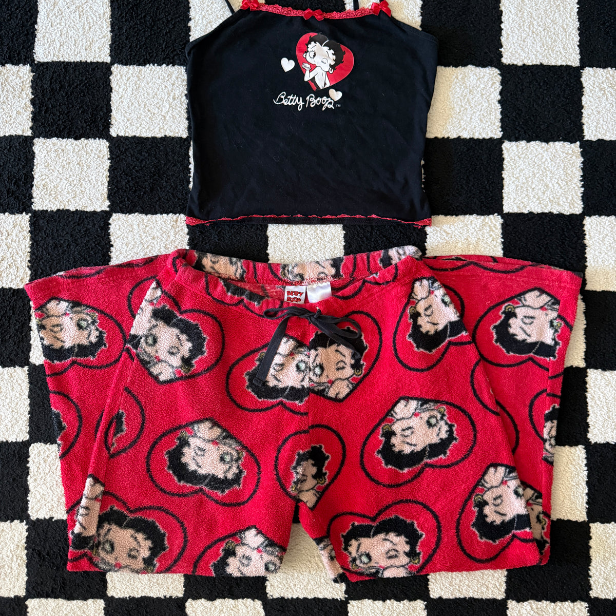 unique whimsical 90s y2k BETTY BOOP lounge set