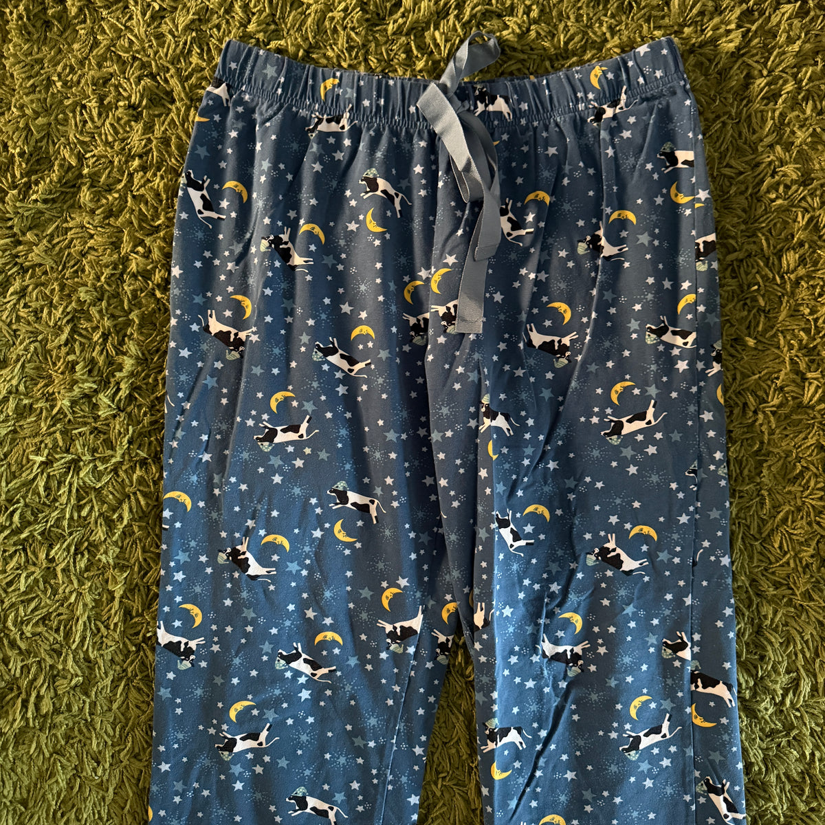 unique vintage whimsical celestial moon stars lounge pants